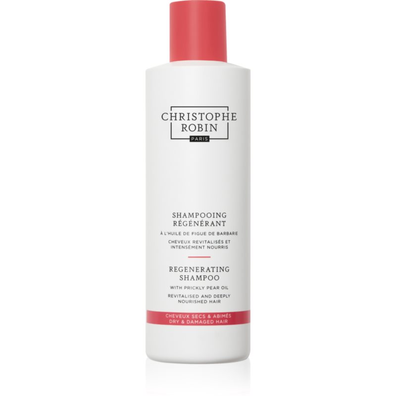 Christophe Robin Regenerating Shampoo with Prickly Pear Oil hĺbkovo regeneračný šampón pre poškodené, chemicky ošetrené vlasy 250 ml