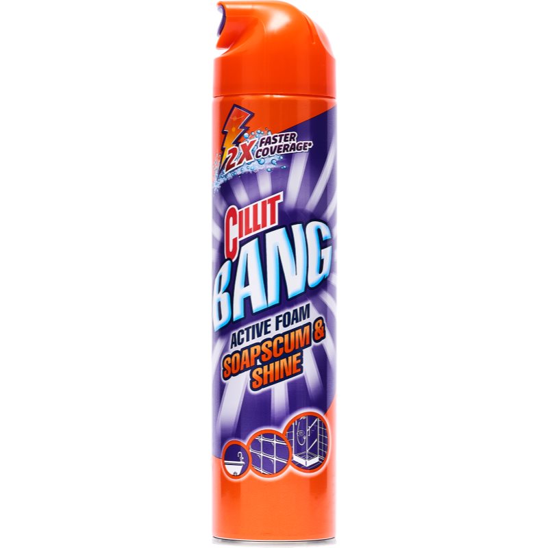 Cillit Bang Soapscum & Shine aktivna čistilna pena 600 ml