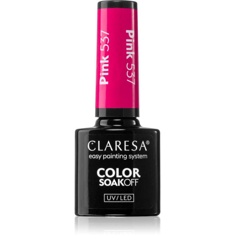 Claresa SoakOff UV/LED Color Balloon Journey Gel Nail Polish Shade Pink 537 5 G