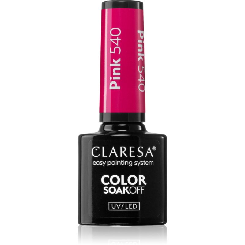 Claresa SoakOff UV/LED Color Sunny Garden gelový lak na nehty odstín PINK 540 5 g