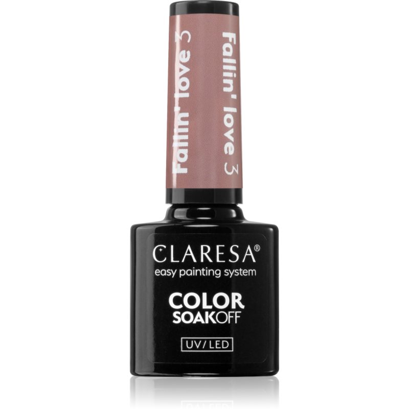 Claresa SoakOff UV/LED Color Fallin' Love Gel-Nagellack Farbton 3 5 g