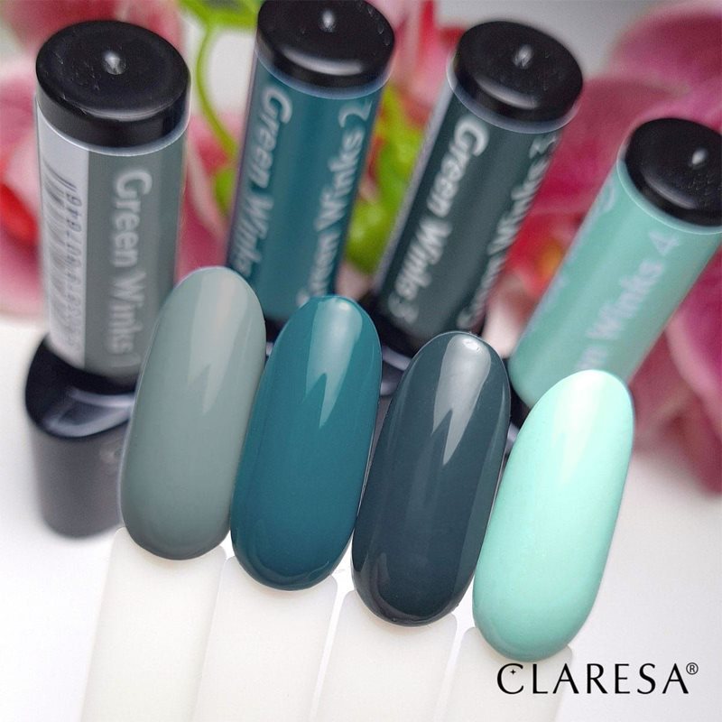 Claresa SoakOff UV/LED Color Green Winks гелевий лак для нігтів відтінок 4 5 гр
