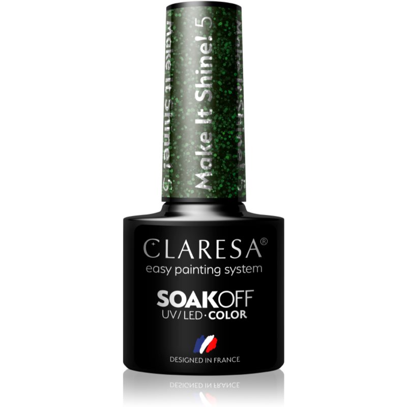 Claresa SoakOff UV/LED Color Make It Shine! Gel Nail Polish Shade 5 5 G