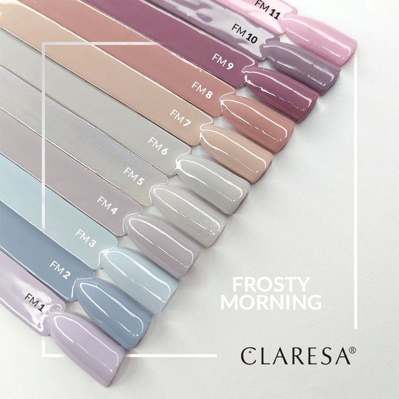Claresa SoakOff UV/LED Color Frosty Morning гелевий лак для нігтів відтінок 6 5 гр