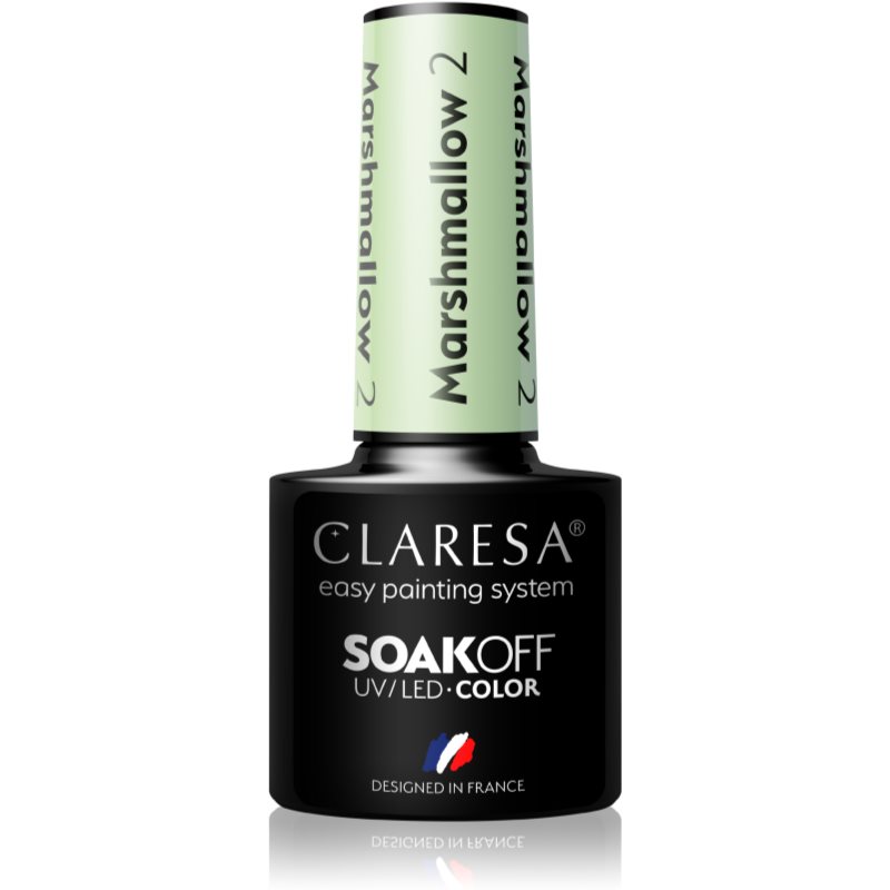 Claresa SoakOff UV/LED Color Marshmallow гелевий лак для нігтів відтінок 2 5 гр