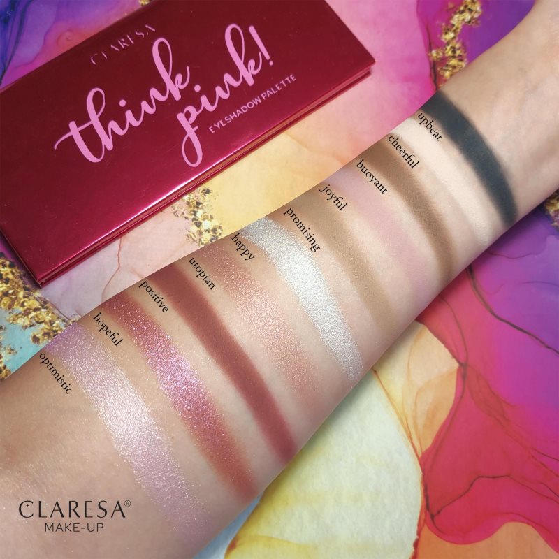 Claresa Think Pink Eyeshadow Palette 12 G