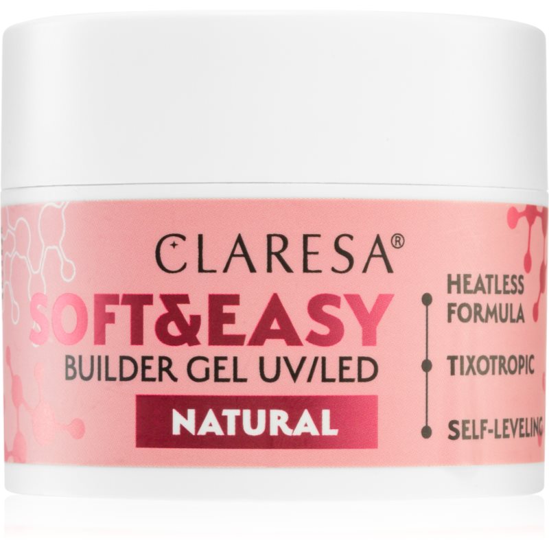 Claresa Soft&Easy Builder Gel bazni gel lak za nokte nijansa Natural 45 g