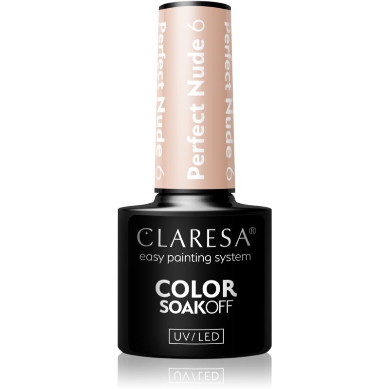 Claresa SoakOff UV/LED Color Perfect Nude gel nail polish shade 6 5 g

