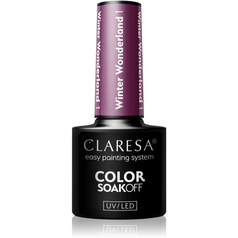 Claresa SoakOff UV/LED Color Winter Wonderland гелевий лак для нігтів відтінок 5 гр