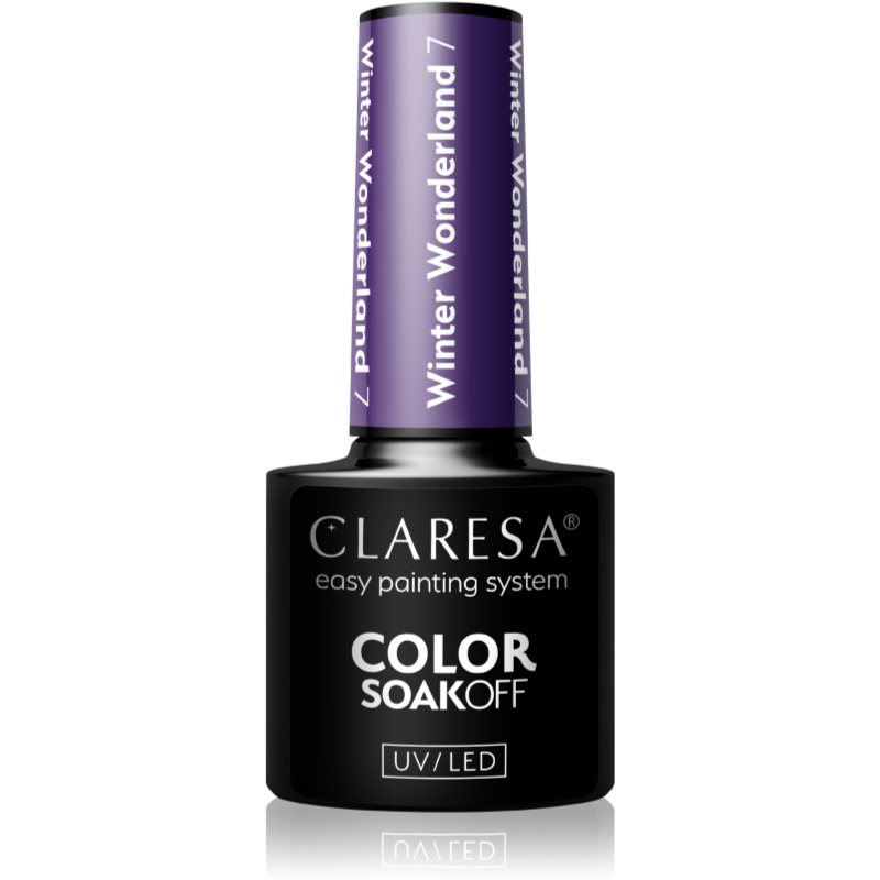 Claresa SoakOff UV/LED Color Winter Wonderland Gel Nail Polish Shade 7 5 G