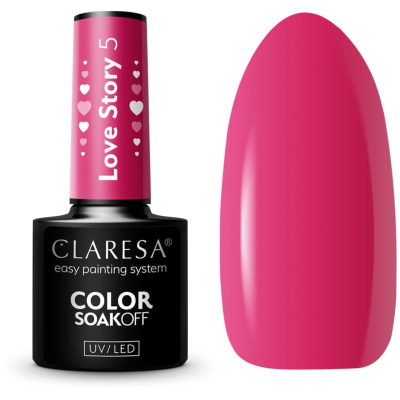 Claresa SoakOff UV/LED Color Love Story Vernis à Ongles Gel Teinte 5 5 G