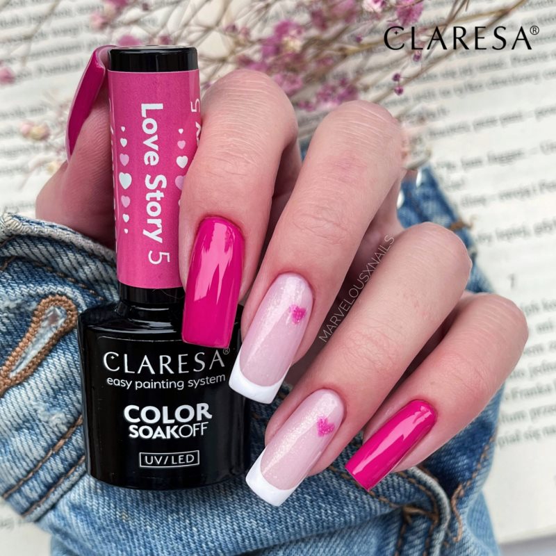 Claresa SoakOff UV/LED Color Love Story Vernis à Ongles Gel Teinte 5 5 G