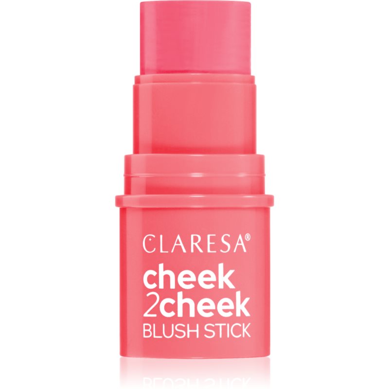 Claresa Cheek 2 Cheek kremasto rumenilo u sticku nijansa 02 Neon Coral 6 g