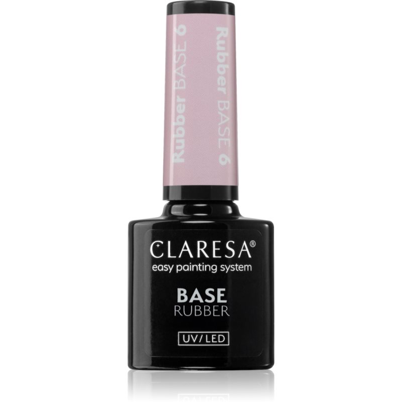 Claresa UV/LED Base Rubber Basislack für Gelnägel Farbton 6 5 g