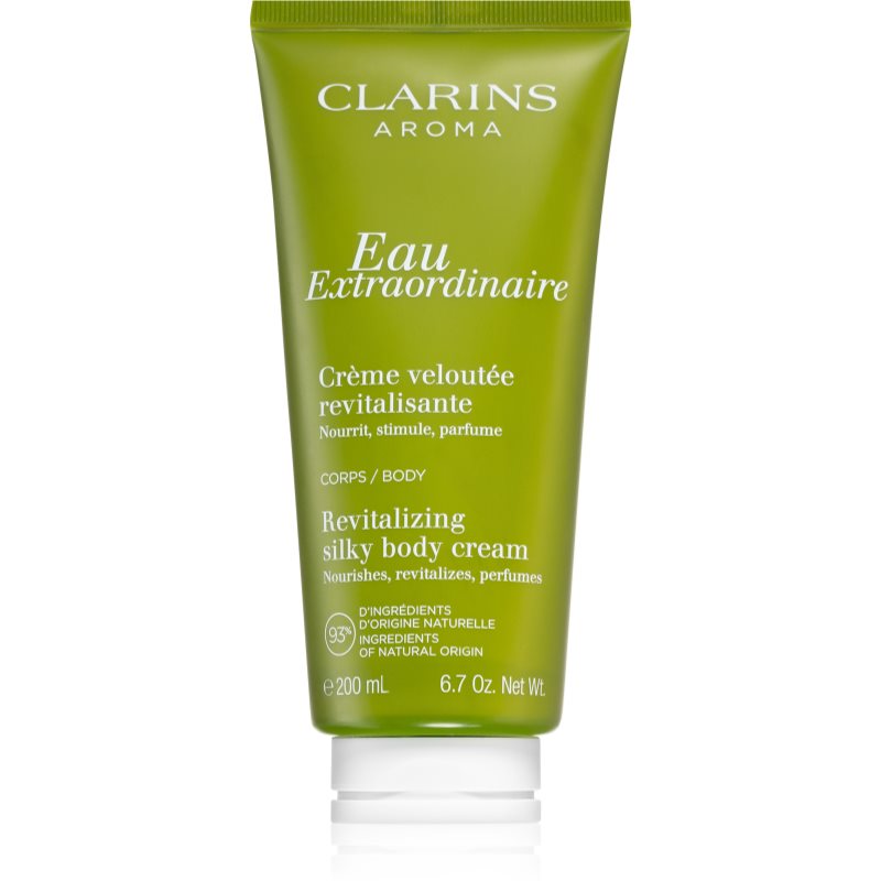 Clarins Eau Extraordinaire Revitalizing Silky Body Cream поживний крем для тіла для змішаної та жирної шкіри 200 мл