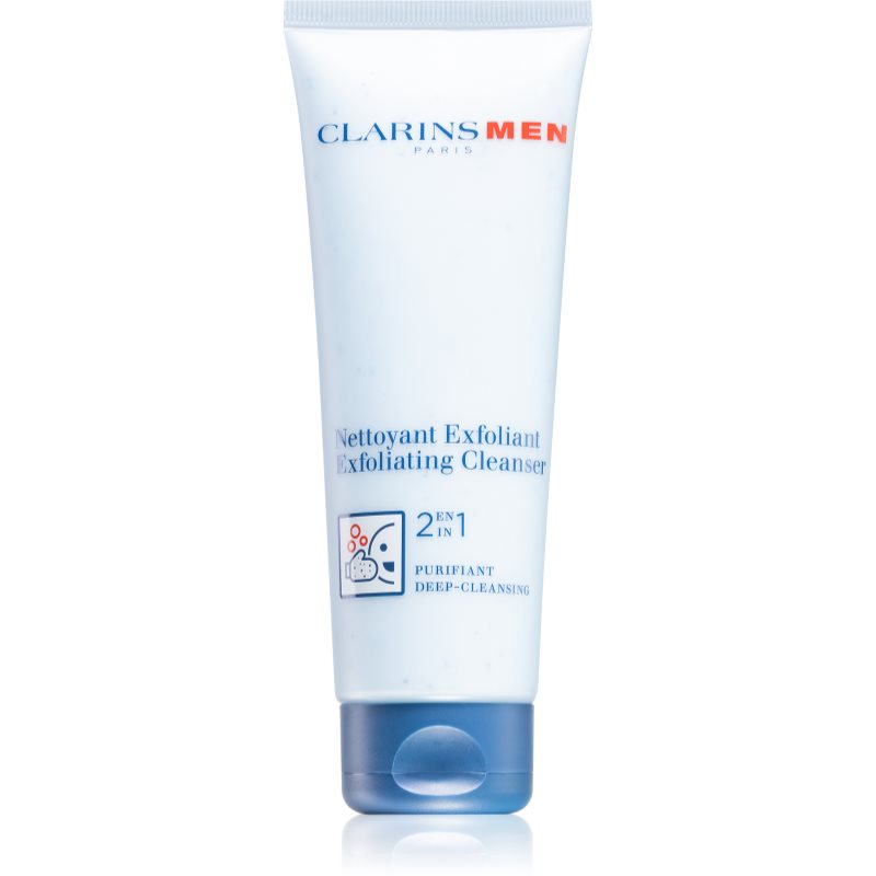 

Clarins Men Exfoliating Cleanser очищуючий пілінг для шкіри обличчя 2 в 1