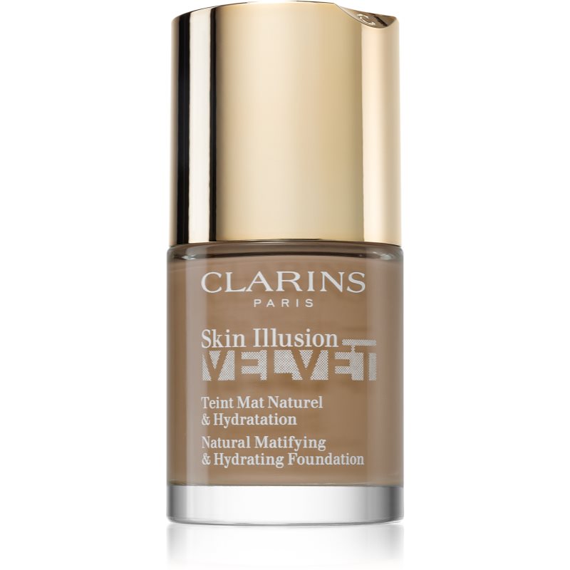 Clarins Skin Illusion Velvet матуючий тональний крем з поживним ефектом відтінок 114N 30 мл