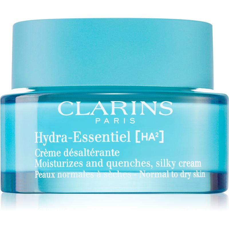 Clarins Hydra-Essentiel [HA²] Silky Cream зволожуючий та зміцнюючий денний крем з гіалуроновою кислотою 50 мл