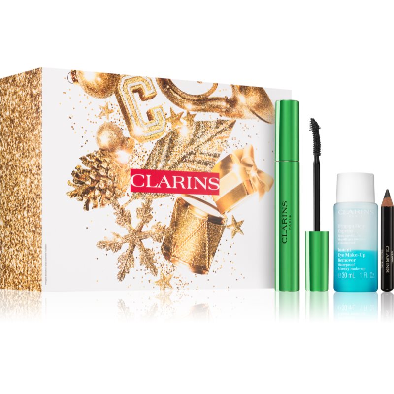 Clarins Supra Lift & Curl Set dárková sada na oči 01 Carbon Black