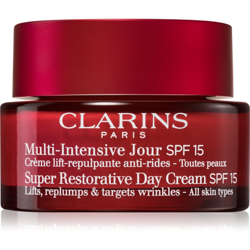 Clarins Super Restorative Day Cream SPF 15 денний крем для всіх типів шкіри 50 мл