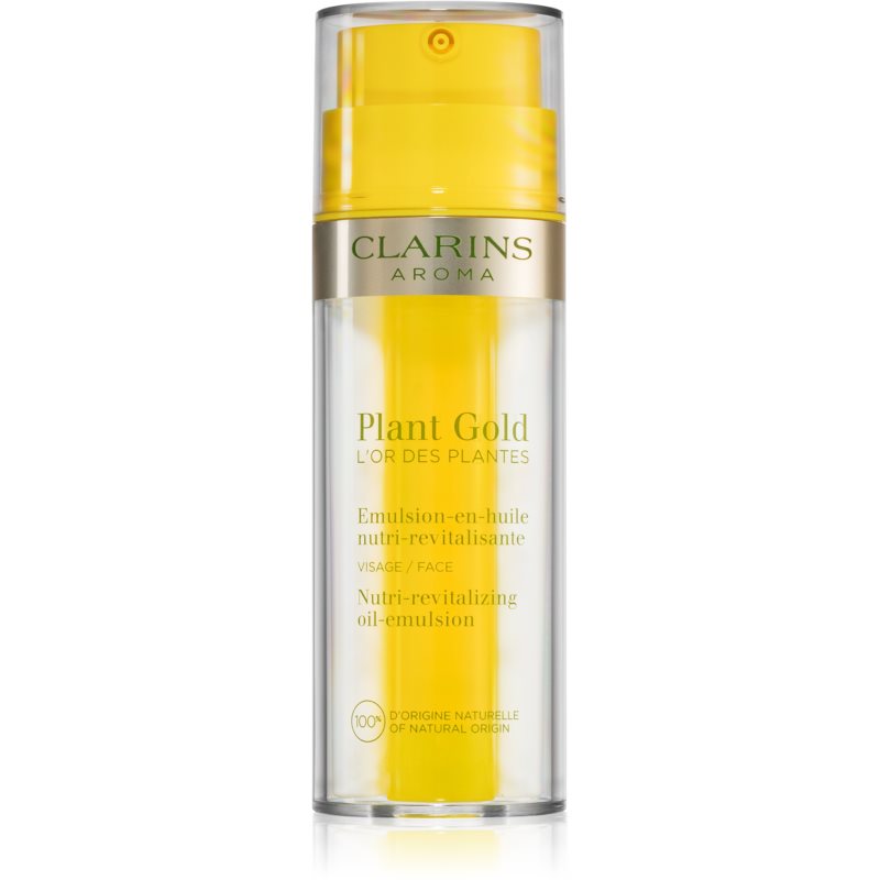 Clarins Plant Gold Nutri-Revitalizing Oil-Emulsion Närande ansiktsolja 2-i-1 35 ml female