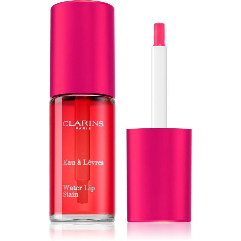 Clarins Water Lip Stain жирний блиск для губ зі зволожуючим ефектом відтінок 01 Rose Water 7 мл