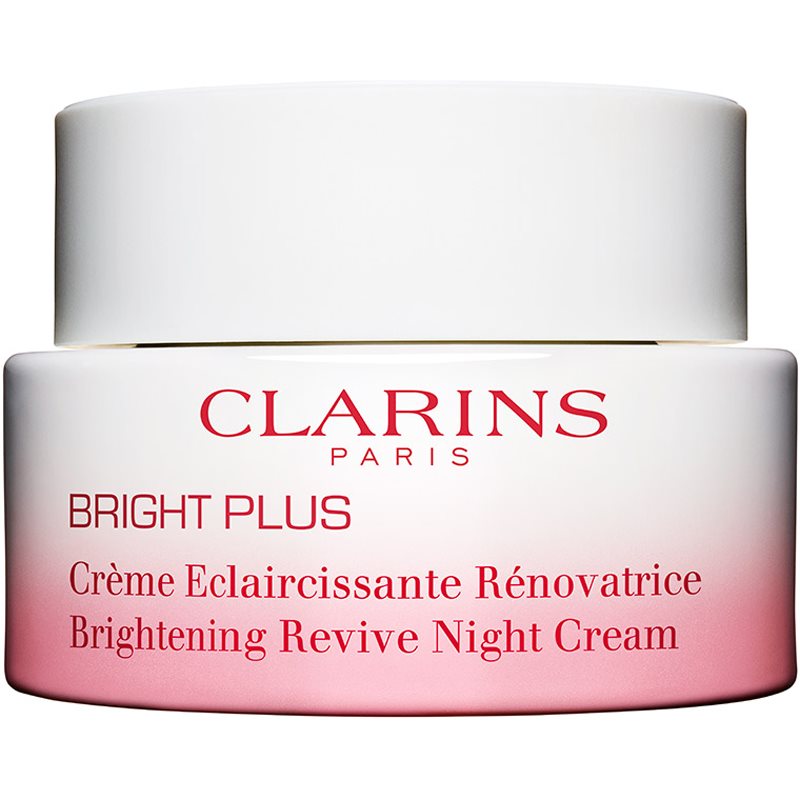 Clarins Bright Plus Brightening Revive Night Cream energizující noční krém pro sjednocení barevného tónu pleti 50 ml