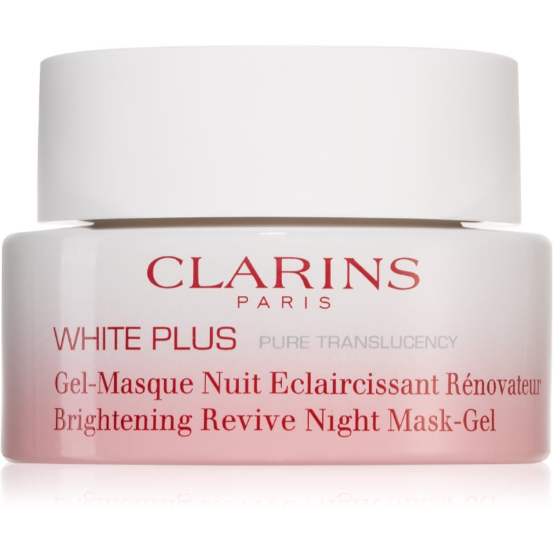Clarins White Plus Pure Translucency Brightening Revive Night Mask-Gel освітлююча нічна маска 50 мл