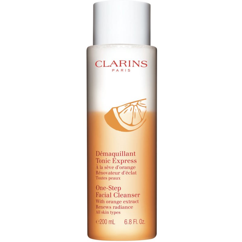Clarins CL Cleansing One-Step Facial Cleanser arctisztító és sminkeltávolító tonik narancskivonattal 200 ml