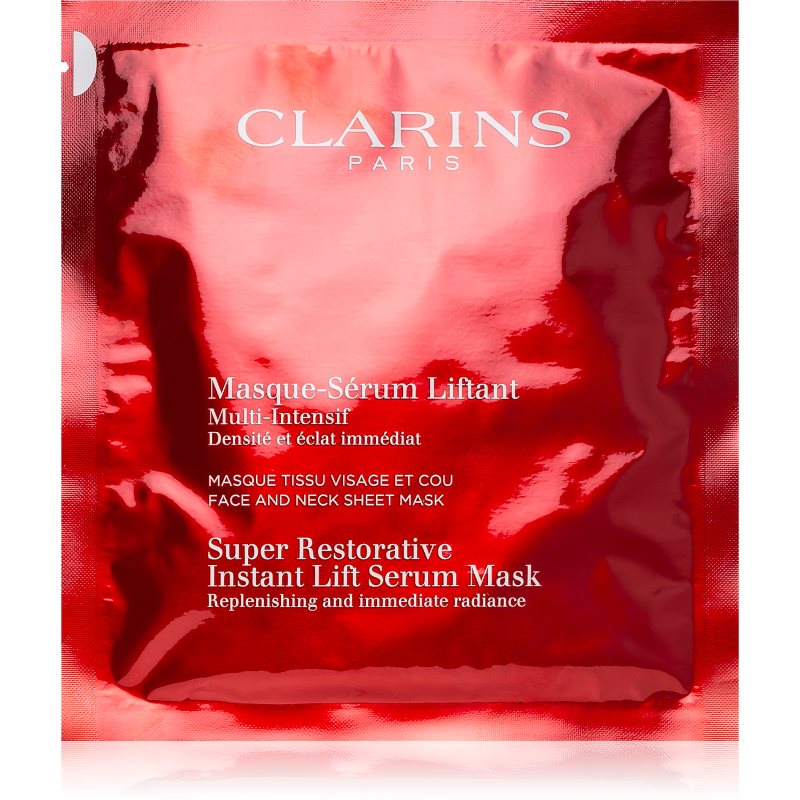 

Clarins Super Restorative Instant Lift Serum Mask концентрована омолоджуюча маска для обличчя