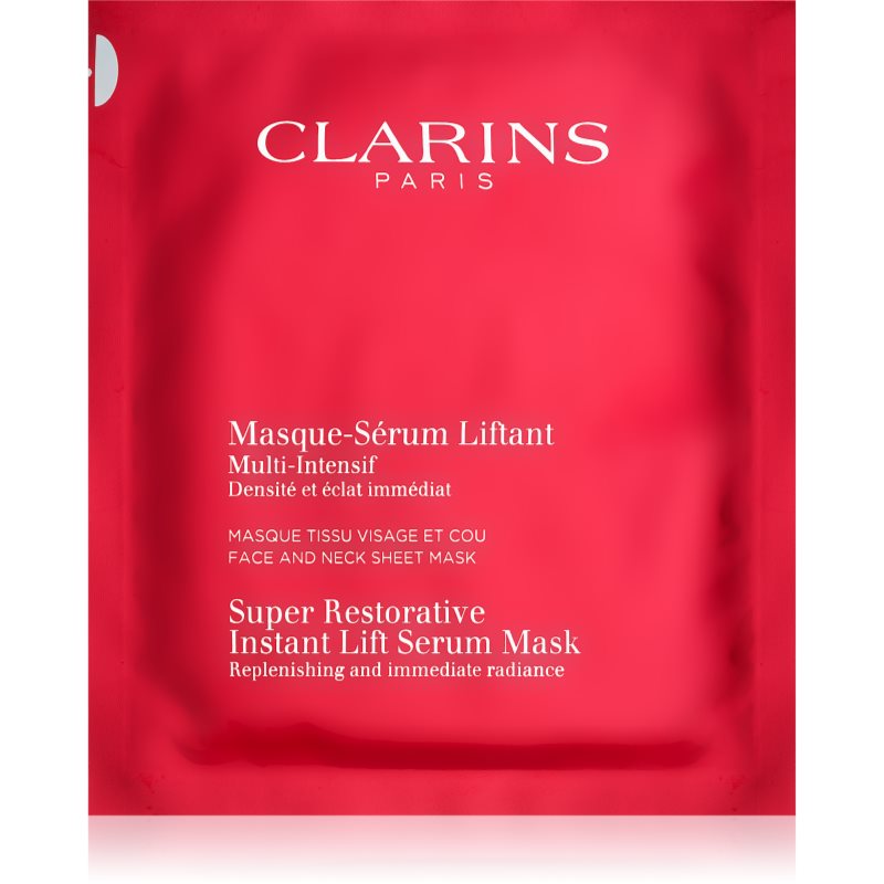 

Clarins Super Restorative Instant Lift Serum Mask відновлююча маска для миттєвого розгладження зморшок