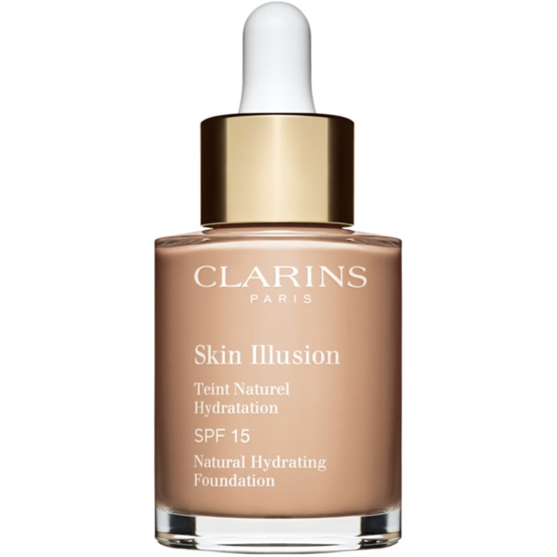 E-shop Clarins Skin Illusion Natural Hydrating Foundation rozjasňující hydratační make-up SPF 15 odstín 107C Beige 30 ml