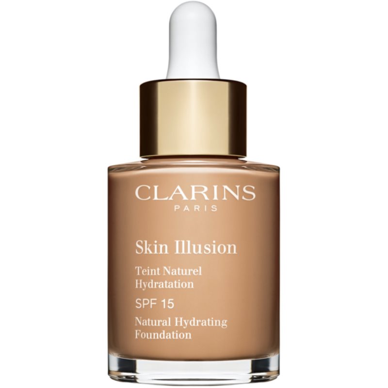 Clarins Hydratačný make-up Skin Illusion SPF 15 (Natural Hydrating Foundation) 30 ml 108.5 Cashew