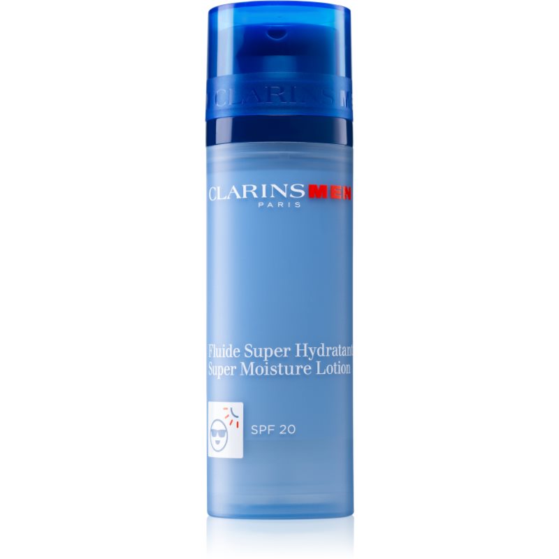 E-shop Clarins Men Super Moisture Lotion hydratační mléko pro mladistvý vzhled SPF 20 50 ml