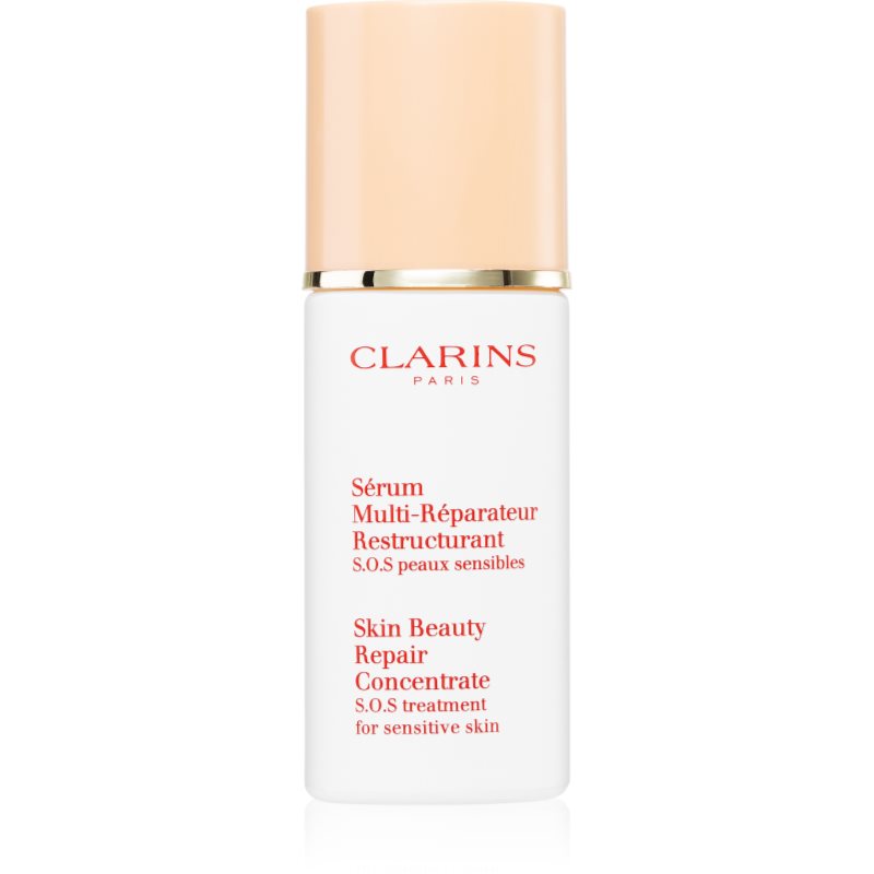 

Clarins Skin Beauty Repair Concentrate S.O.S Treatment відновлююча та поживна сироватка для чутливої шкіри схильної до почервонінь
