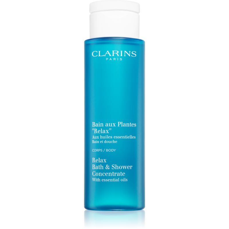 

Clarins Relax Bath & Shower Concentrate заспокоюючий гель для ванни і душа з есенціальними маслами