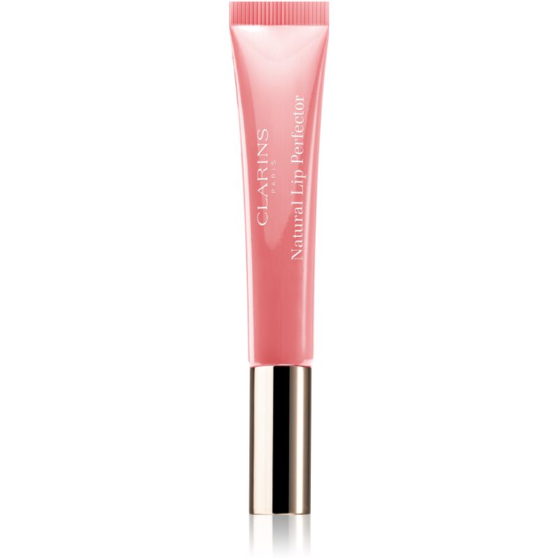 Clarins Natural Lip Perfector блиск для губ зі зволожуючим ефектом відтінок 01 Rose Shimmer 12 мл