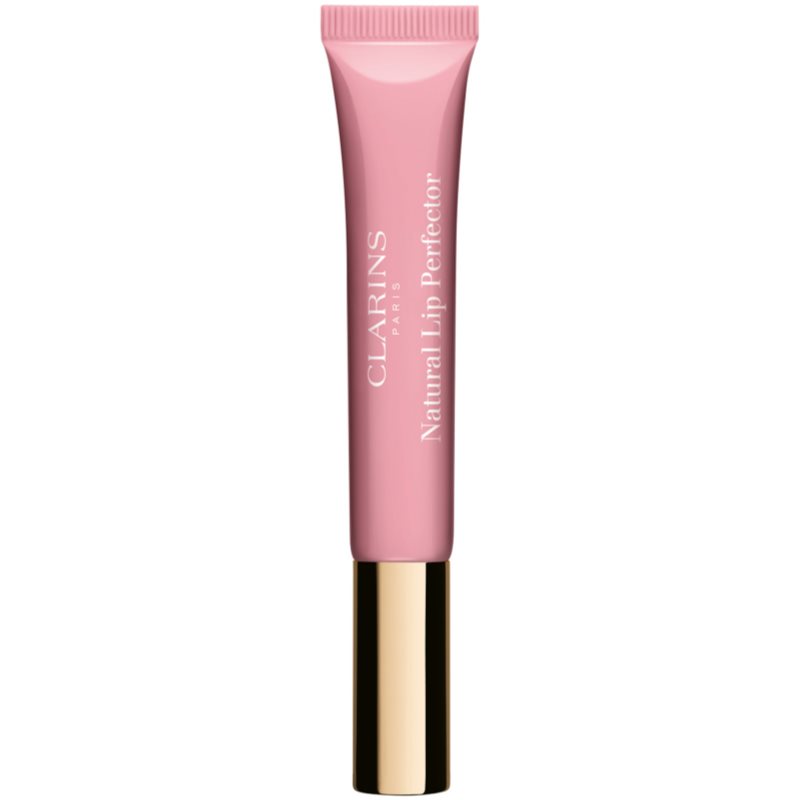 Clarins Lip Perfector Shimmer lesk na rty s hydratačním účinkem odstín 07 Toffee Pink Shimmer 12 ml