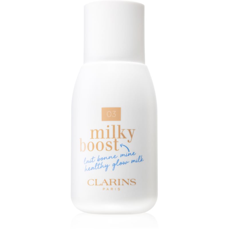 Clarins Milky Boost тонуюче молочко для вирівнювання тону шкіри відтінок 03 Milky Cashew 50 мл