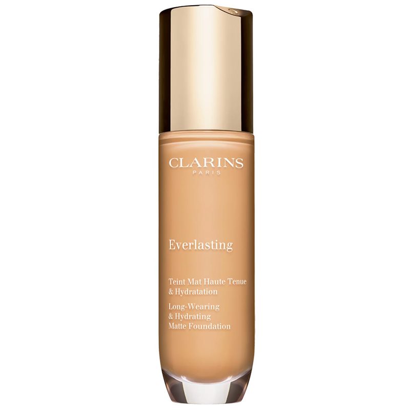 Clarins Everlasting Foundation dlhotrvajúci make-up s matným efektom odtieň 110.5W - Tawny 30 ml