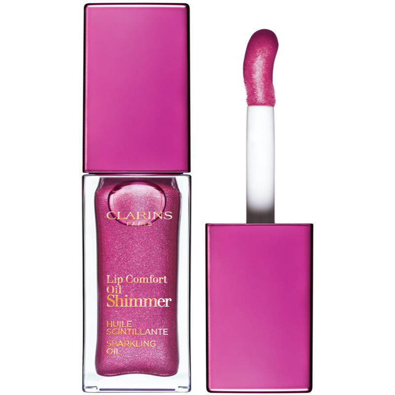 E-shop Clarins Lip Comfort Oil Shimmer olej na rty odstín 03 Funky Raspberry 7 ml