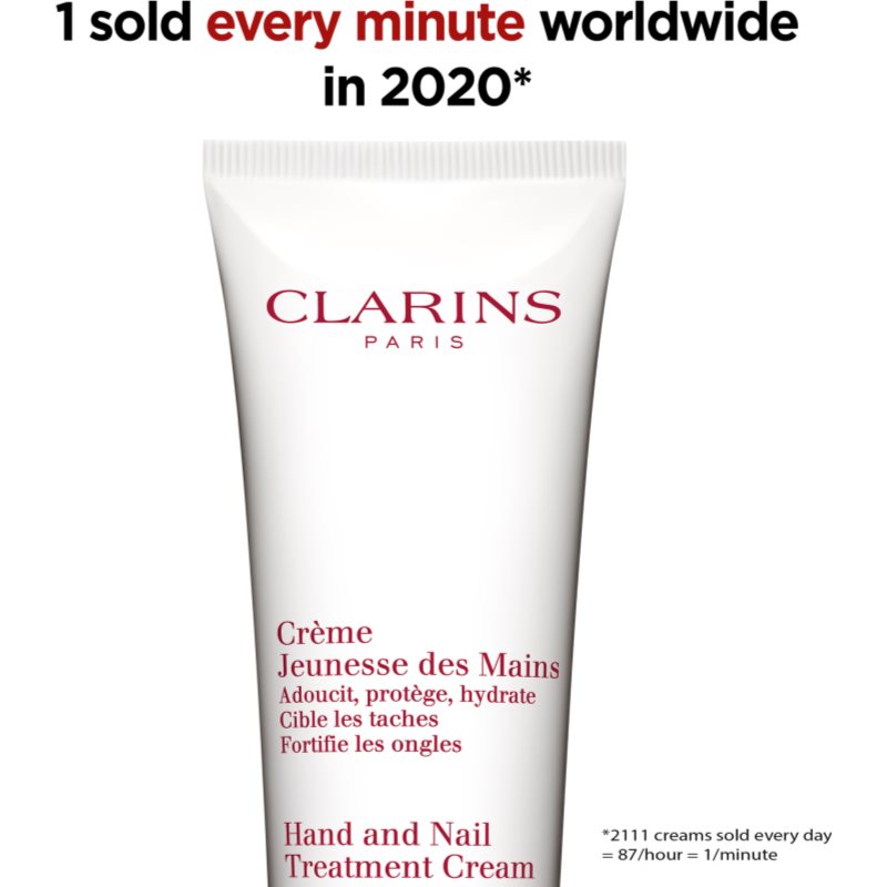 Clarins Hand and Nail Treatment Care krema za tretman za ruke i nokte 100 ml