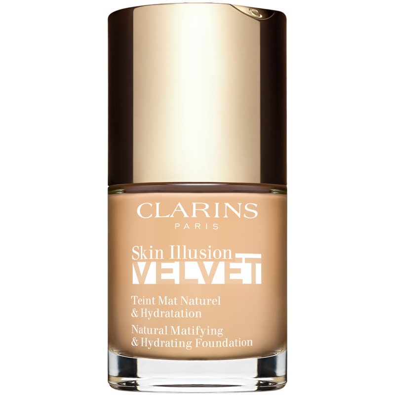 Clarins Skin Illusion Velvet 30 ml make-up pre ženy 103N na všetky typy pleti; na mastnú pleť; na dehydratovanu pleť