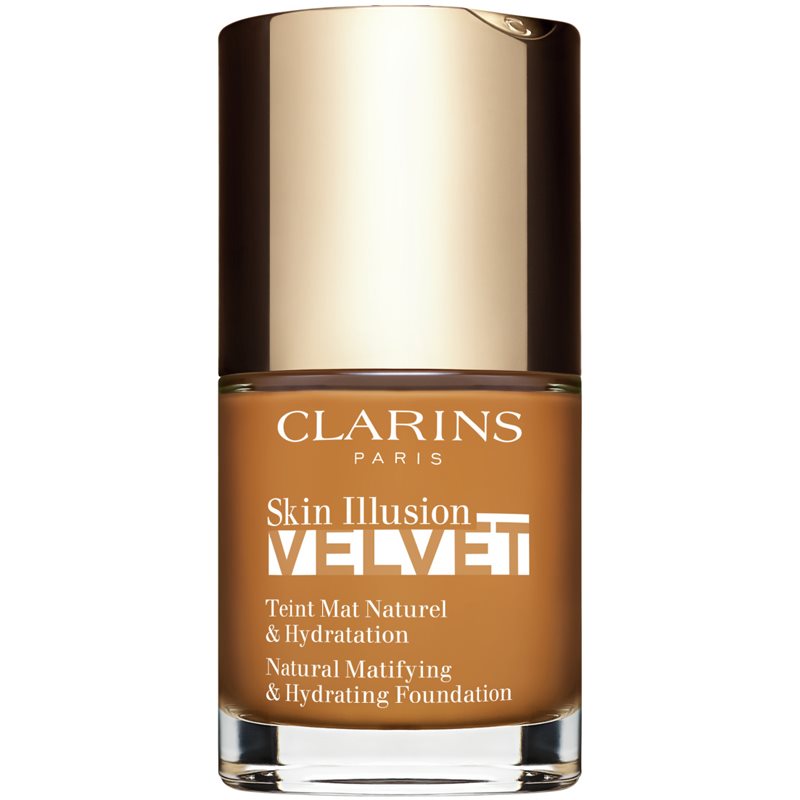 Clarins Skin Illusion Velvet podkład w płynie z matowym wykończeniem o działaniu odżywczym odcień 117N 30 ml