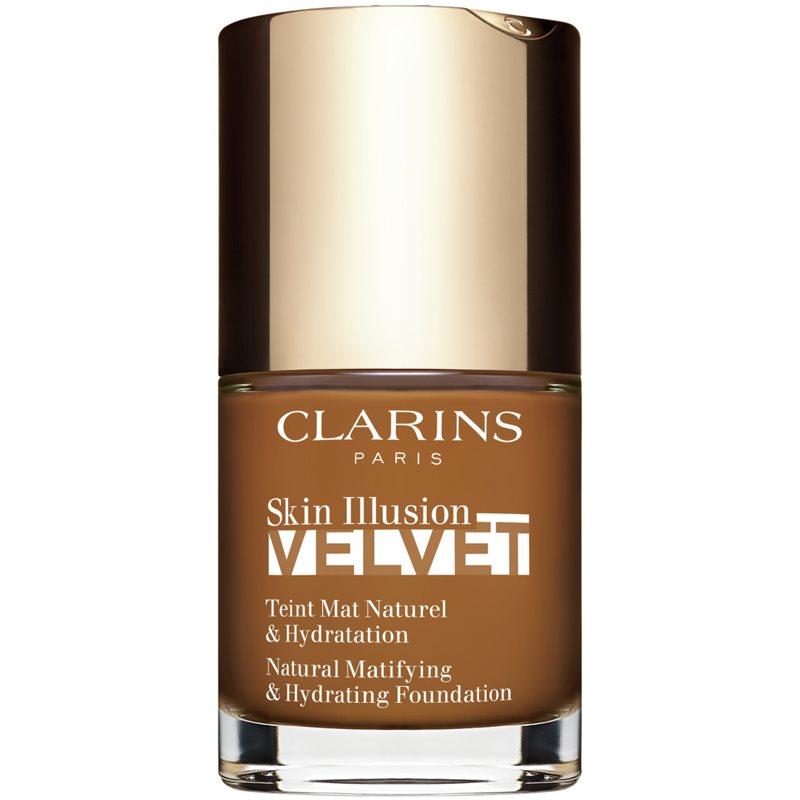 Clarins Skin Illusion Velvet tekutý make-up s matným finišem s vyživujícím účinkem odstín 118.5N 30 ml