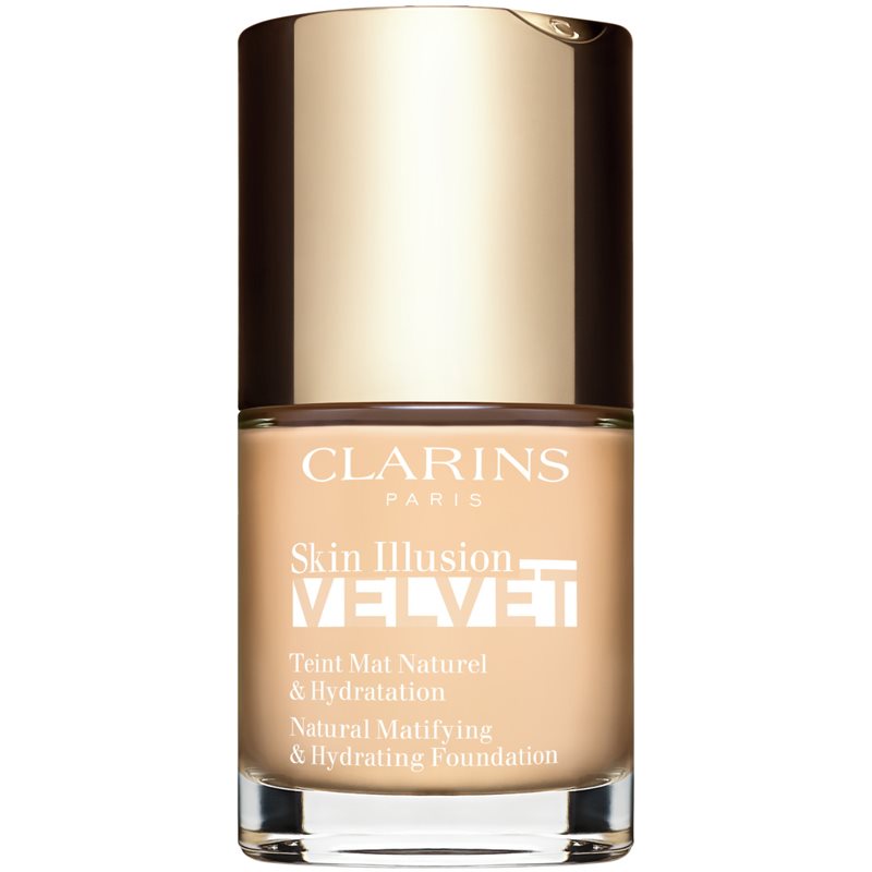 E-shop Clarins Skin Illusion Velvet tekutý make-up s matným finišem s vyživujícím účinkem odstín 100.3N 30 ml