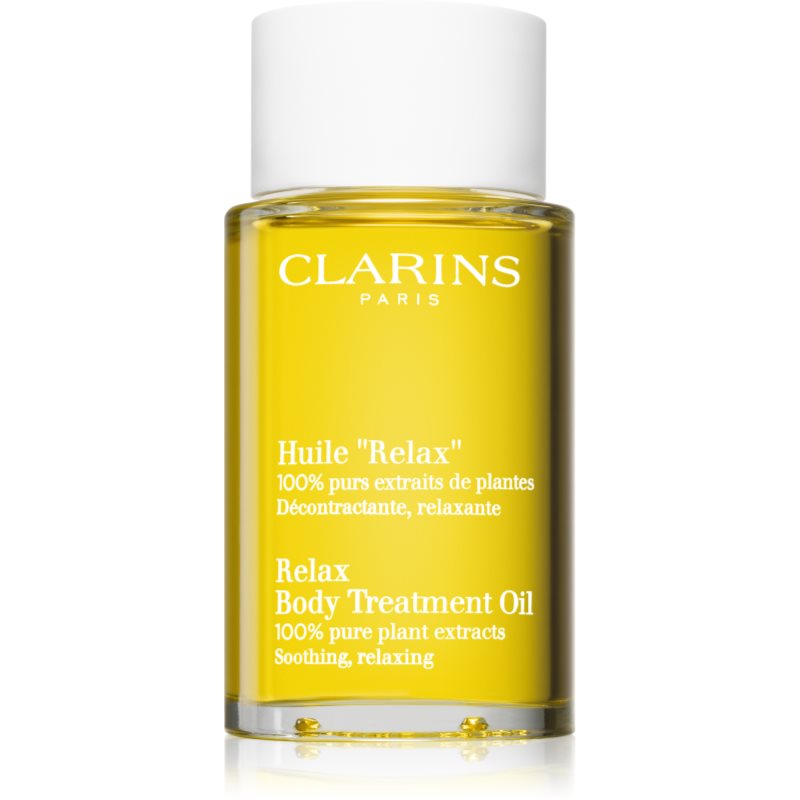 

Clarins Relax Body Treatment Oil олійка для тіла з розгладжуючим і розслабляючим ефектом з рослинними екстрактами