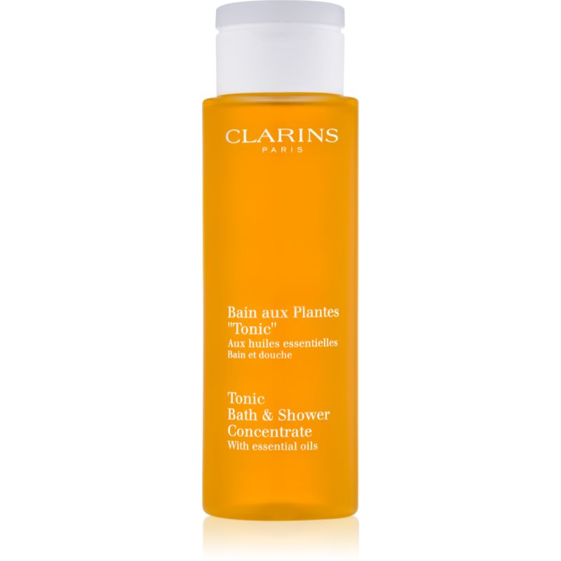 

Clarins Tonic Bath & Shower Concentrate гель для душа та ванни з есенціальними маслами