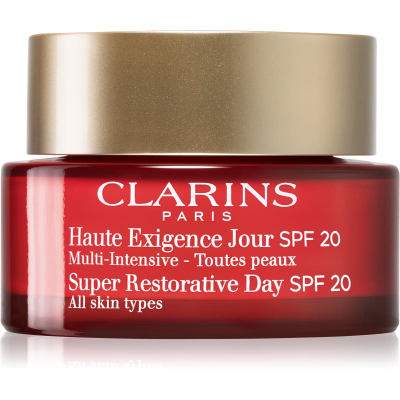 

Clarins Super Restorative Day денний крем-ліфтінг проти зморшок для всіх типів шкіри SPF 20