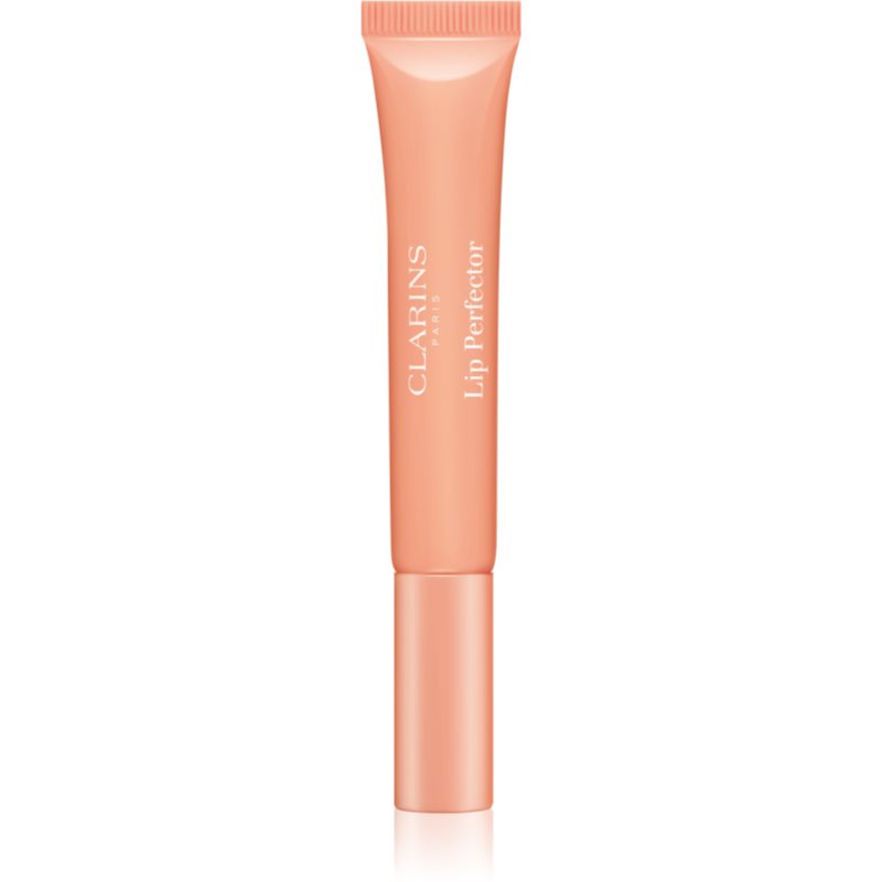 Clarins Lip Perfector Shimmer lesk na pery s hydratačným účinkom odtieň 02 Apricot Shimmer 12 ml
